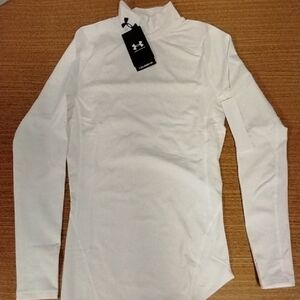 Under Armour Coldgear White Compression Long Sleeve Shirt